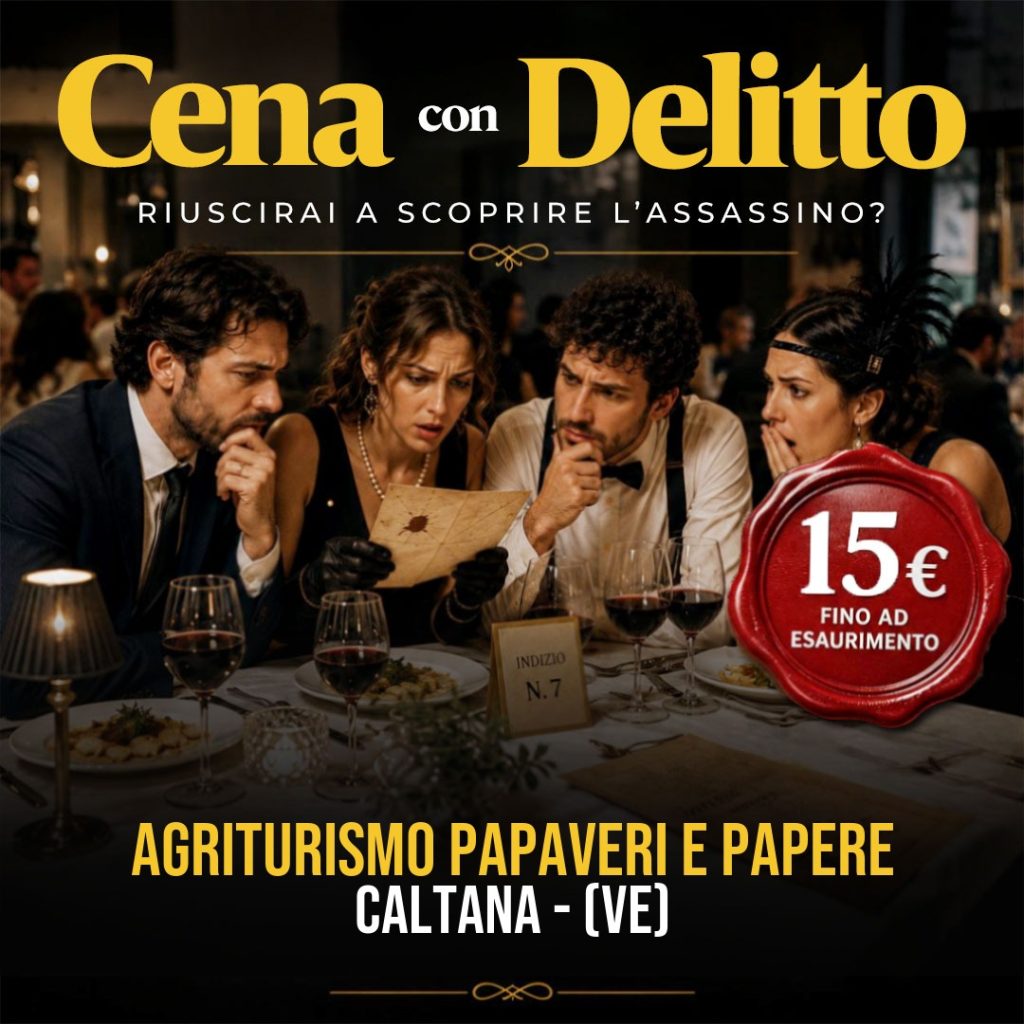 Locandina: Cena con Delitto — AGRITURISMO PAPAVERI E PAPERE (CALTANA)